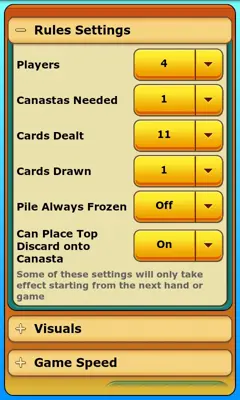 Canasta android App screenshot 1